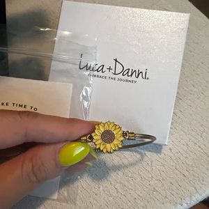 Luca and Danni sunflower bangle bracelet